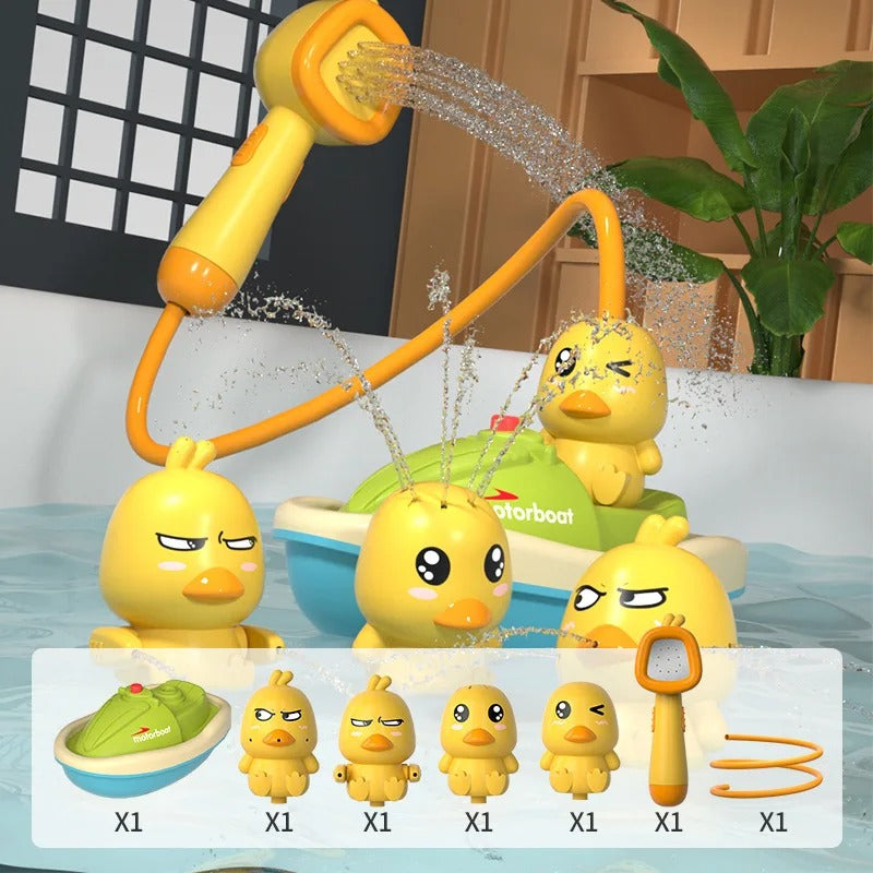 Colorful Kids Shower Bath Play Set