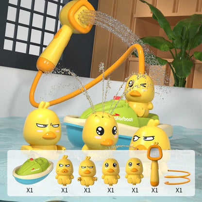 Colorful Kids Shower Bath Play Set