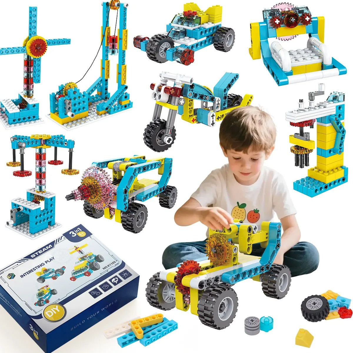 Creative STEM Building Blocks Toy Set
