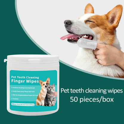 Gentle Pet Dental Finger Wipes