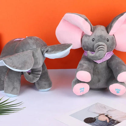 Cute Peek A Boo Elephant Soft Toy