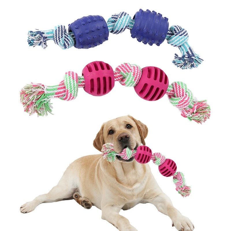 Durable Rope Ball Interactive Dog Toy - Befez