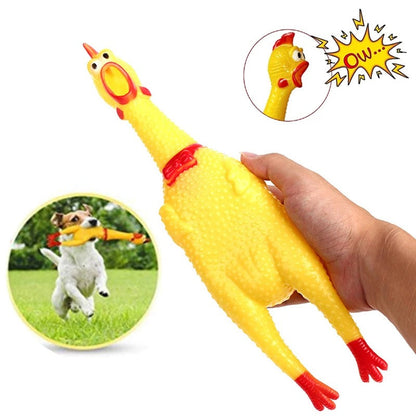 Funny Chicken Plush Dog Toy - Befez
