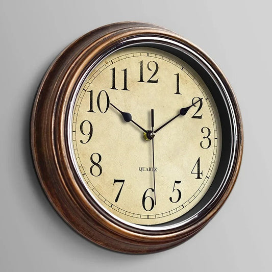 Traditional Wooden Silent Wall Clock - Befez