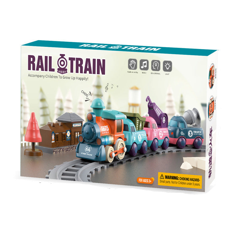 Fun Musical Train Set with Multiple Cars - Befez