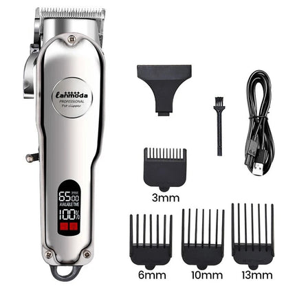 Premium Pet Grooming Clippers Rechargeable Dog Trimmer Kit
