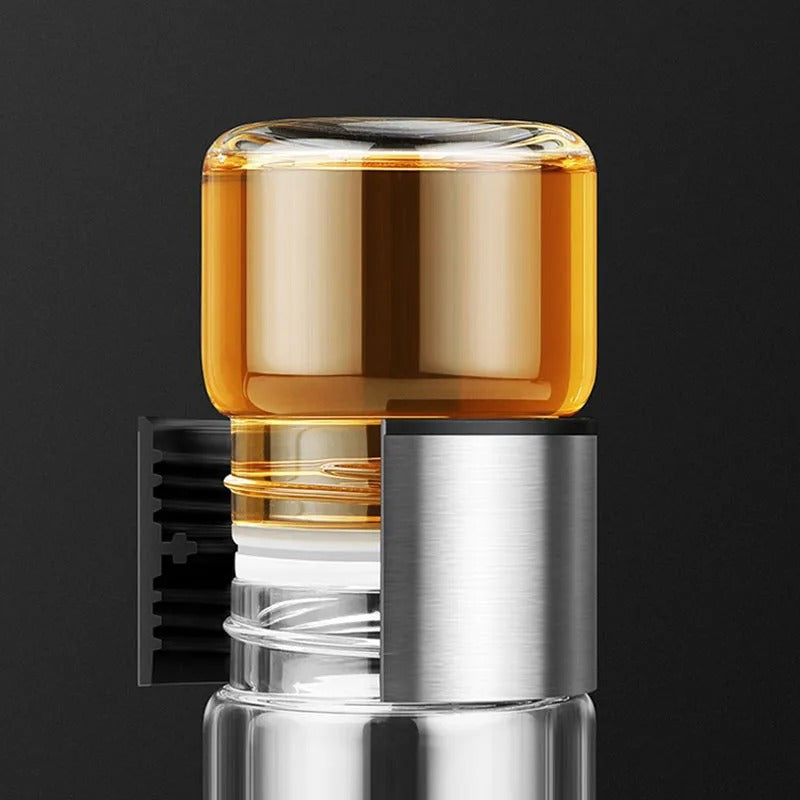 Clear Travel Water Bottle with Infuser