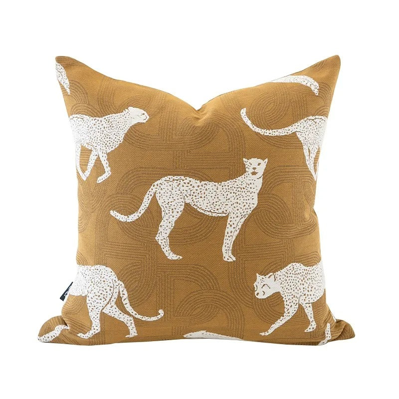 Soft Plush Reversible Geometric Cushion Cover