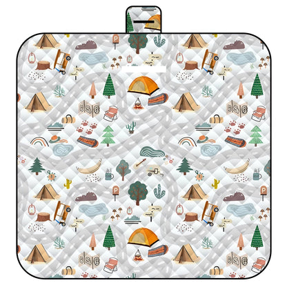Portable Baby Play Mat with Padded Waterproof Layer