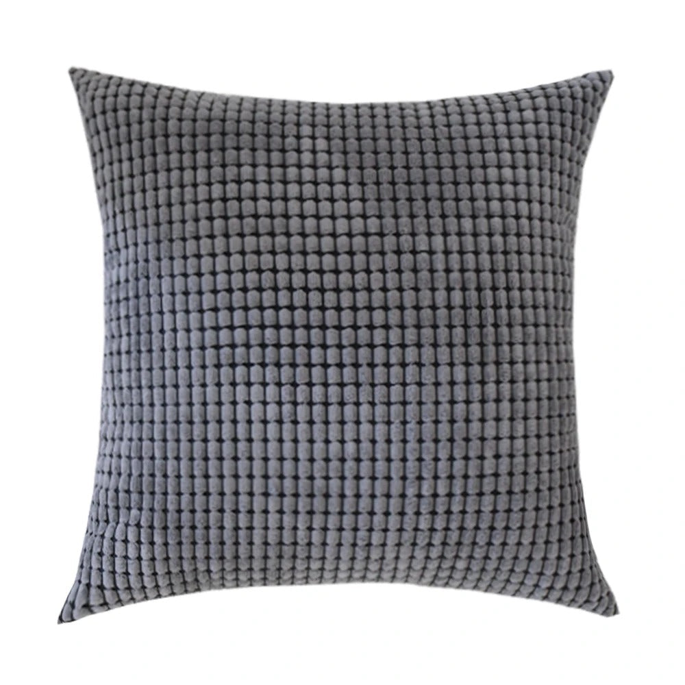 Soft Cushion Cover with Fun Corn Pattern