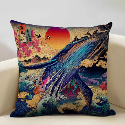 Beautiful Mount Fuji Decorative Pillow Cover