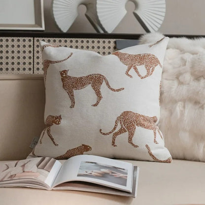 Soft Plush Reversible Geometric Cushion Cover