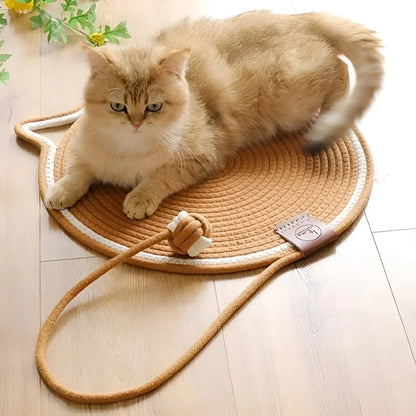 Durable Natural Fiber Cat Scratcher Pad