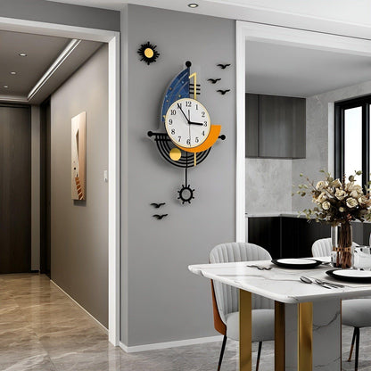 Ocean Inspired Sailboat Wall Clock