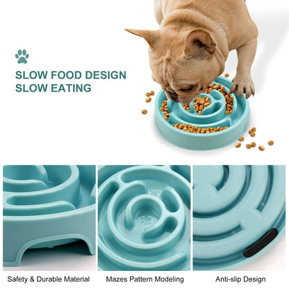 Easy Eat Slow Feeder Pet Bowl