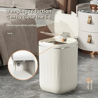 Automatic Motion Sensor Trash Can with UV Sanitizer