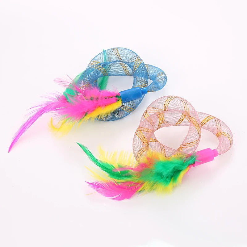 Colorful String Cat Play Toy
