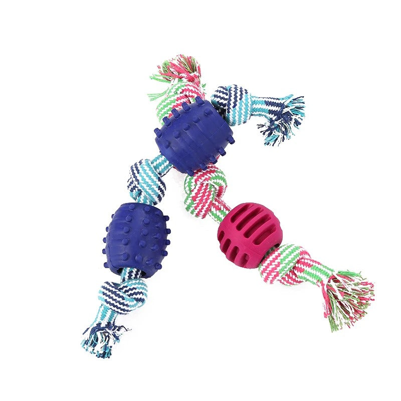 Durable Rope Ball Interactive Dog Toy