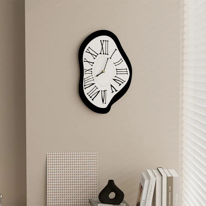 Modern Black Decorative Wall Clock - Befez