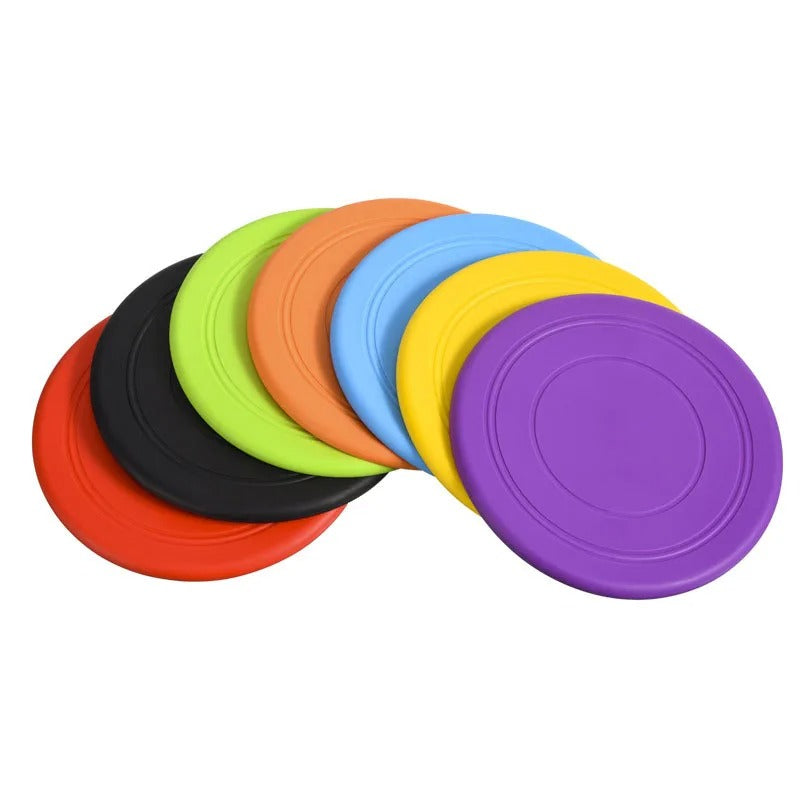 Vibrant Silicone Dog Frisbee Toy