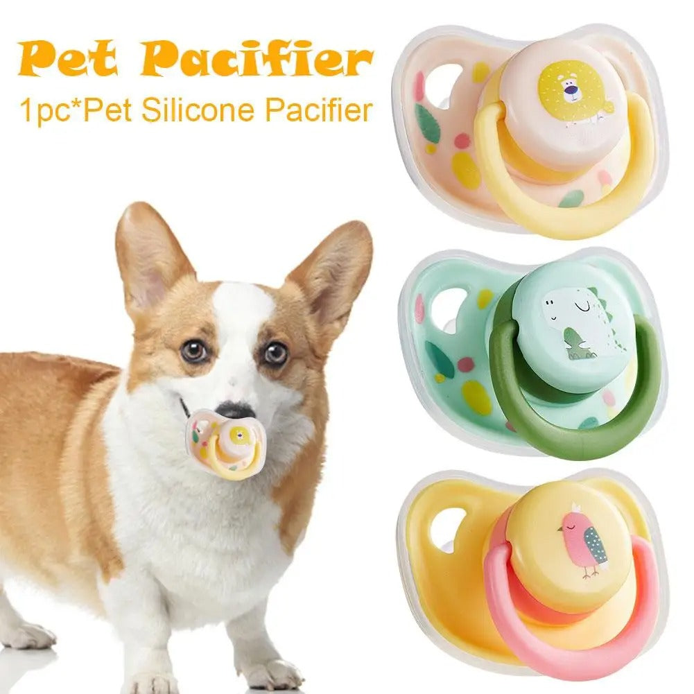 Soothing Puppy Teething Pacifier Toy