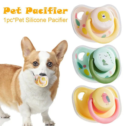 Soothing Puppy Teething Pacifier Toy