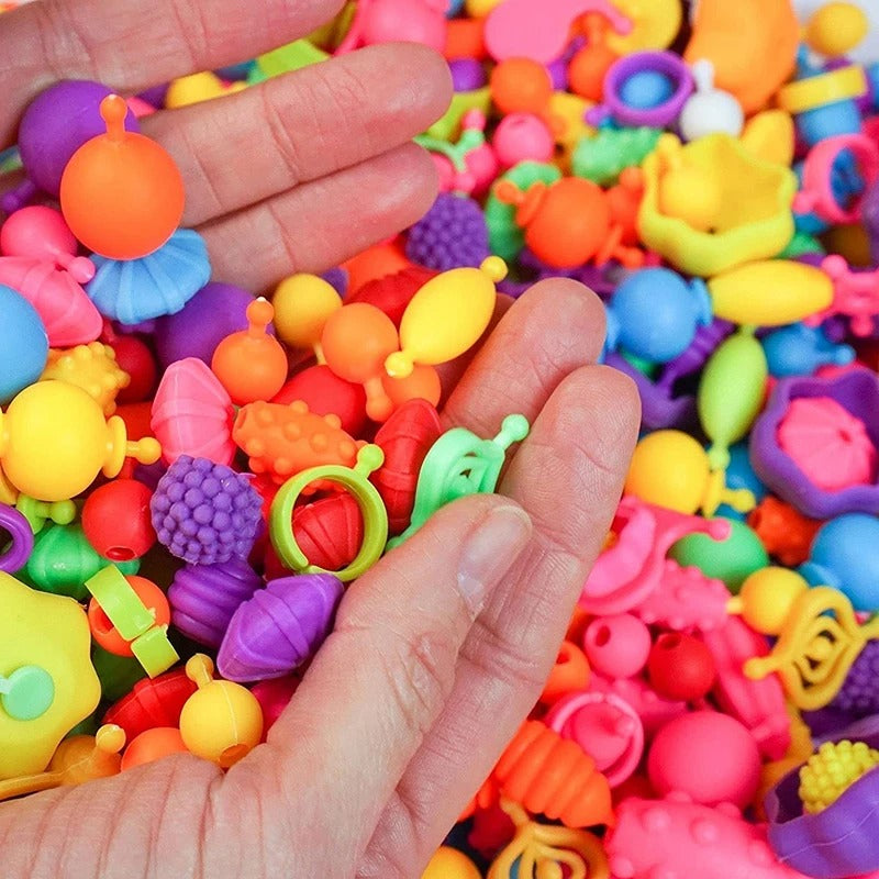 Colorful Kids Jewelry Building Blocks