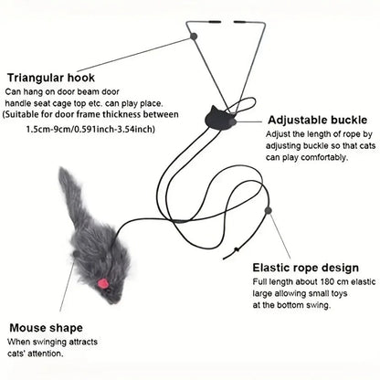 Easy Hang Interactive Cat Toy Wand