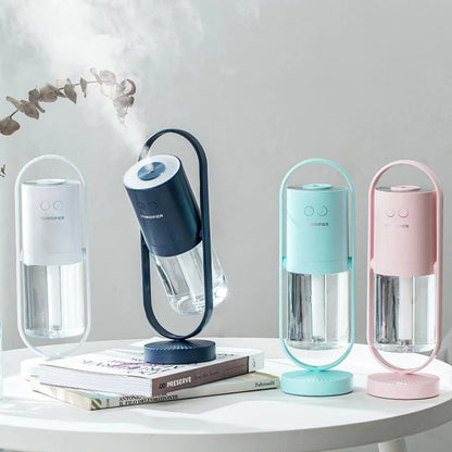 Circular LED Bedside Lamp with USB Charger - Befez
