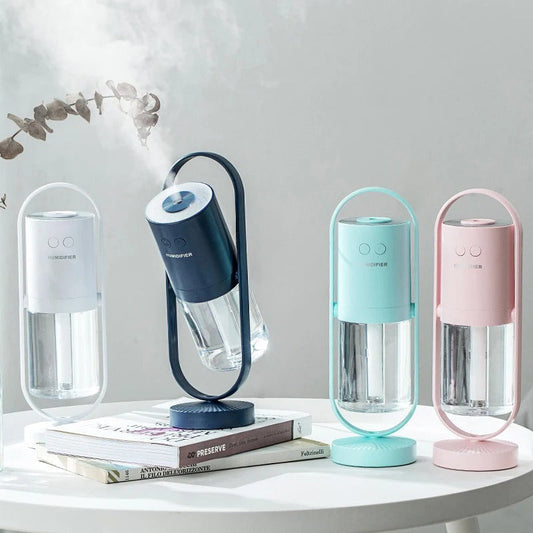 Circular LED Bedside Lamp with USB Charger - Befez