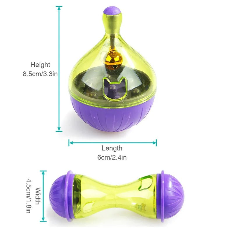 Interactive Cat Food Puzzle Bowl Toy