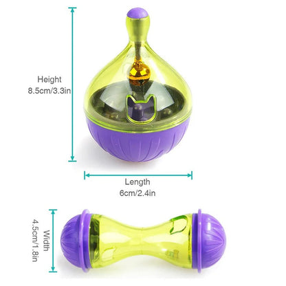Interactive Cat Food Puzzle Bowl Toy