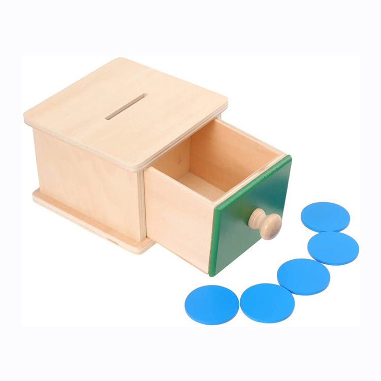 Woods Montessori Coin Game - Develops Hand Eye Coordination