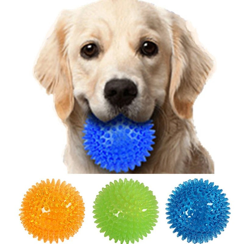 Fun Dog Chew Toy Rubber Spike Balls