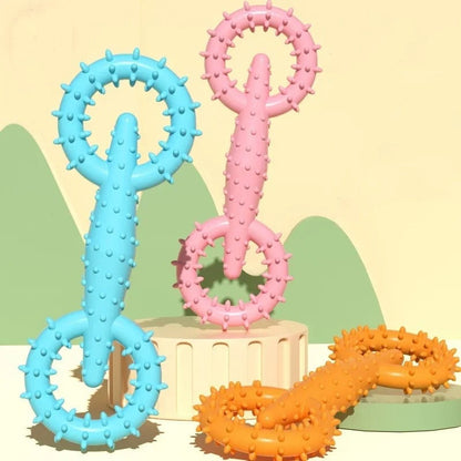 Durable Pet Chew Toy Ring for Puppies
