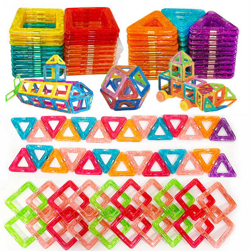 Fun Magnetic Blocks Construction Toy Set