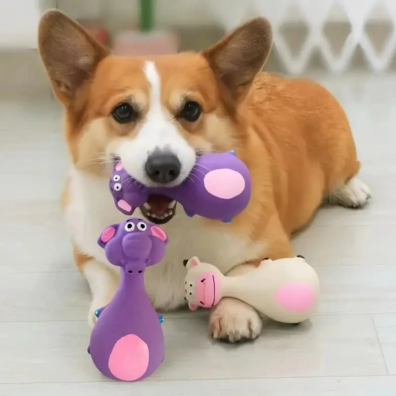 Fun Plush Squeaky Dog Toy - Befez