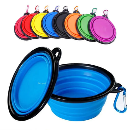 Portable Collapsible Pet Food Bowl