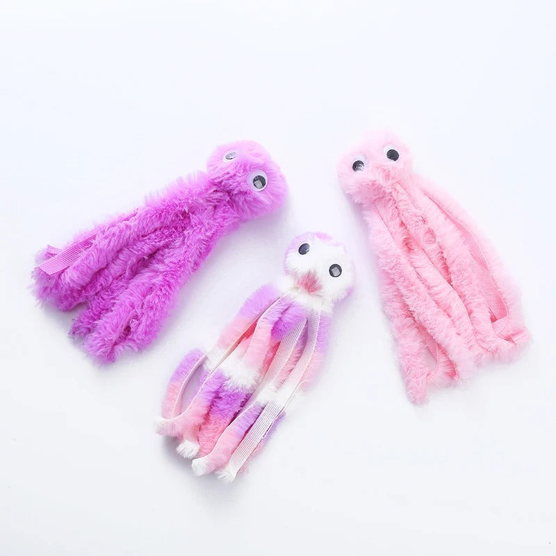 Fun Octopus Kitten Teaser Toy