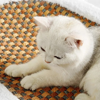 Plush Cat Bed for Pets