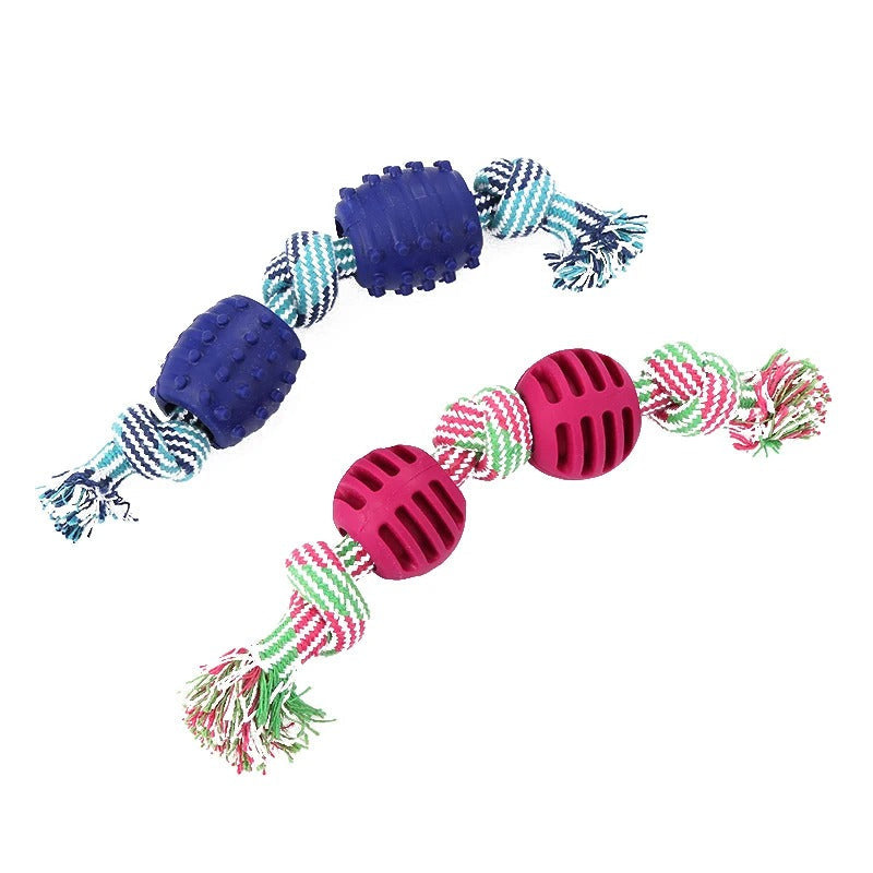 Durable Rope Ball Interactive Dog Toy