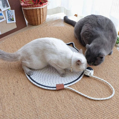 Fun Cat Scratcher Rug Pad