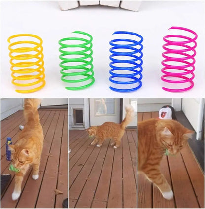 Fun Cat Spiral Wand Toys