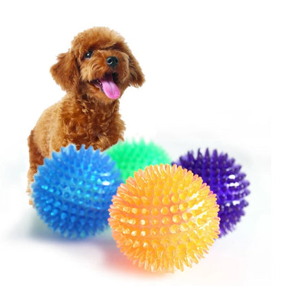 Fun Dog Chew Toy Rubber Spike Balls
