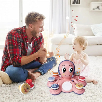 Fun Colorful Octopus Music Toy