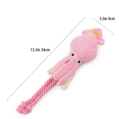 Colorful Ocean Plush Rope Toy