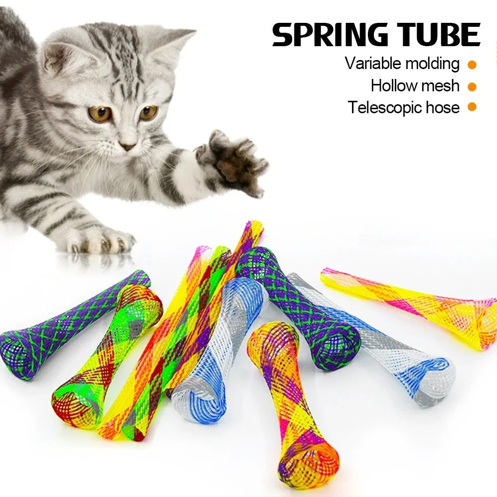 Colorful Fun Bouncing Kitten Cat Toys
