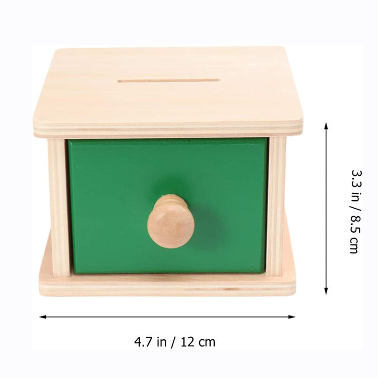 Woods Montessori Coin Game - Develops Hand Eye Coordination