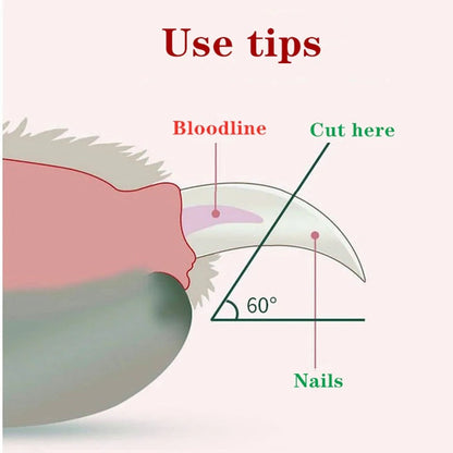 Precise Pet Nail Trimmer with LED Guide Light