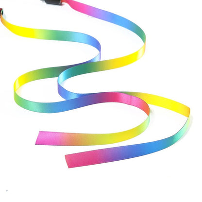 Colorful Feather Teaser Cat Toy Wand